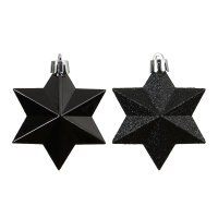 Christbaumschmuck Stern Maße: 9 x 12,3 x 9 cm (B x...