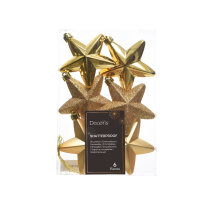 Christbaumschmuck Stern Maße: 7,5 x 7,5 x 2 cm (B x...