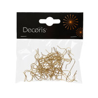 DECORIS Christbaumschmuckaufhänger Eisen gold 50...