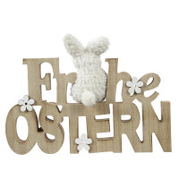 DECORIS Dekorationsfigur Frohe Ostern 24 x 19 cm (B x H)...