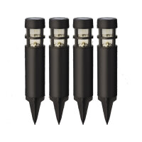 LUMINEO Solarleuchte Gartenstecker 7,2 x 28 cm (Ø...