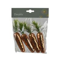 DECORIS Dekorationsfigur Karotten 2,5 x 13 x 2,5 cm (B x...