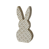DECORIS Dekorationsfigur Hase 3,5 x 20 x 9,5 cm (B x H x...