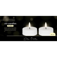 LUMINEO LED Teelicht 6,5 x 5 cm (Ø x H) 200h...