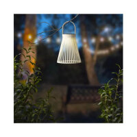 LUMINEO Solarleuchte Laterne 14,5 x 18,5 cm (Ø x...