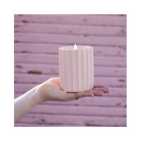 LUMINEO LED Kerze 8,5 x 11,5 cm (Ø x H) 250h Wachs...