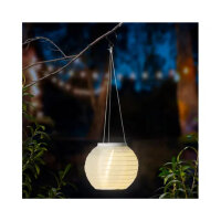 LUMINEO Solarleuchte Lampion 15 x 10 cm (Ø x H)...