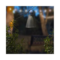 LUMINEO Solarleuchte Laterne 14,5 x 18,5 cm (Ø x...