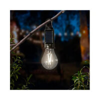 LUMINEO Solarleuchte Glühbirne 6 x 18 cm (Ø x...