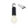 LUMINEO Solarleuchte Glühbirne 6 x 18 cm (Ø x H) Plastik schwarz