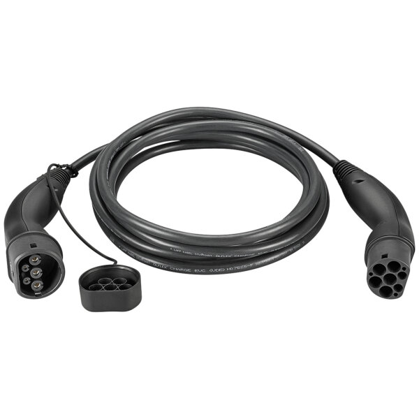 LAPP Ladekabel Elektroauto Standard Plug-in-Hybrid (PHEV) und batterieelektrische Fahrzeuge (BEV) Abdeckkappe (Kupplung) 7,4 kW 7m