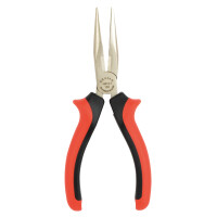 BRÜDER MANNESMANN Zangen-Set 3 Teile Kombizange, Seitenschneider, Telefonzange orange/schwarz