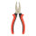 BRÜDER MANNESMANN Zangen-Set 3 Teile Kombizange, Seitenschneider, Telefonzange orange/schwarz
