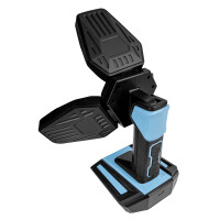 QUANTOOL Arbeitsleuchte 36,2 x 41 x 16,5 cm (B x H x T) schwarz/blau