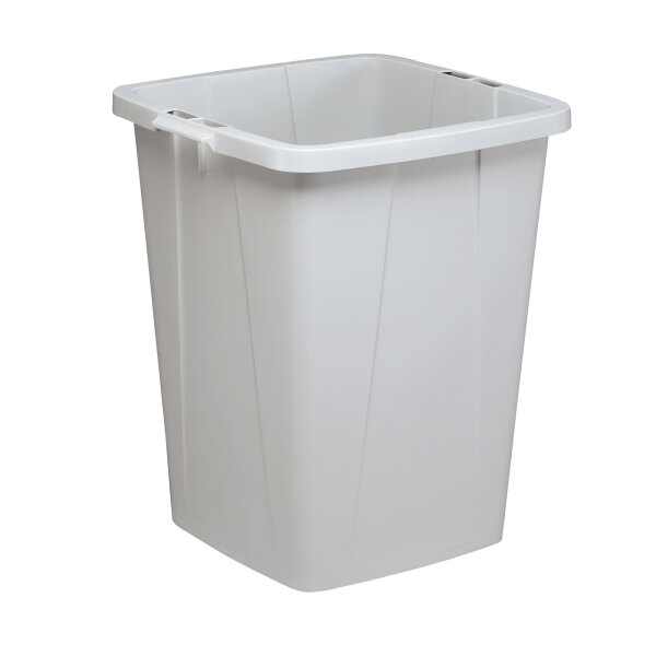 DURABLE Abfallbehälter DURABIN® Set 90l Polypropylen grau 1 Sortierfach