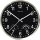 UNILUX Wanduhr WETTY 30 x 4,5 cm (Ø x T) Stahl, rostfrei metallgrau