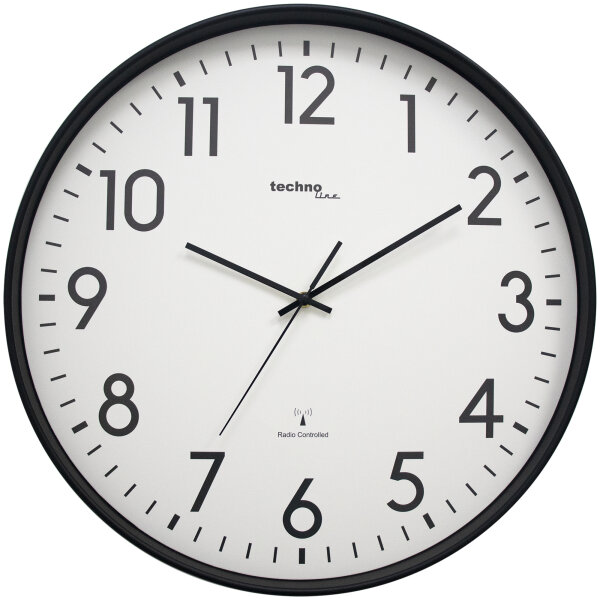 technoline® Funkuhr WT 8998 50,5cm Kunststoff