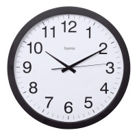 Hama Wanduhr Aruba 40 x 5 cm (Ø x T) Kunststoff...