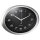 ALCO Wanduhr 40 x 5,5 x 30 cm (B x H x T) Kunststoff silber