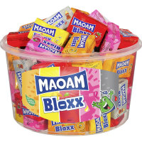 MAOAM Bonbons Bloxx Cola, Kirsche, Himbeere, Erdbeere,...