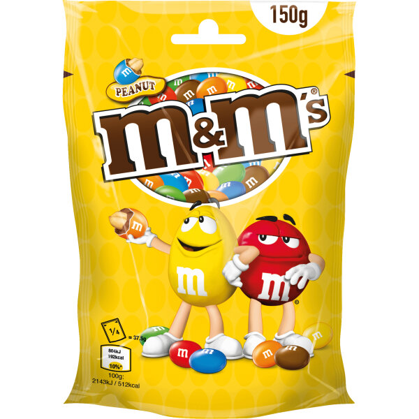 M&MS® Schokolade Peanut 150 g/Pack.