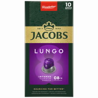 JACOBS Kaffeekapsel Lungo 8 Nespresso® Maschine...