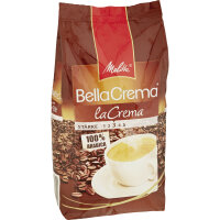 Melitta Kaffee BellaCrema® 100 % Arabica ganze Bohne...