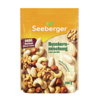 SEEBERGER Nussmischung Haselnusskerne, Mandeln...