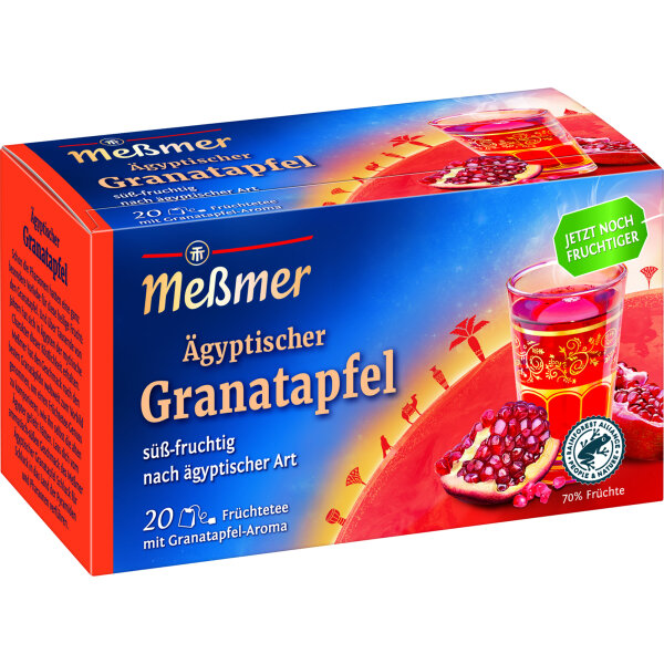 Meßmer Tee Ägyptischer Granatapfel 20 Btl./Pack.