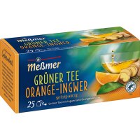 Meßmer Tee Grüner Tee, Orange Ingwer 25...