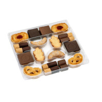 Bahlsen Gebäckmischung Favourite Collection XL Kipferl, Butterblätter, Blätterbrezeln, Deloba, Ohne Gleichen Edelherb und Vollmilch, Perpetum Edelherb und Vollmilch, Waffeletten Edelherb und Vollmilch, Waffeletten Minis Vollmilch 8 x 227 g/Pack.