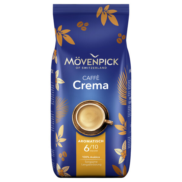 MÖVENPICK Kaffee Caffè Crema 100 % Arabica ganze Bohne 1.000 g/Pack.