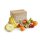 Obstpaket Vitamin Box Größe: M Bananen, Äpfel, Birnen, Kiwis, 3 x saisonale Sorten, 1 x Ingwer Shot (60 ml) 3kg