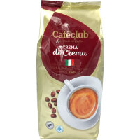 Kaffee Crema di Crema Arabica, Robusta-Mix ganze Bohne...