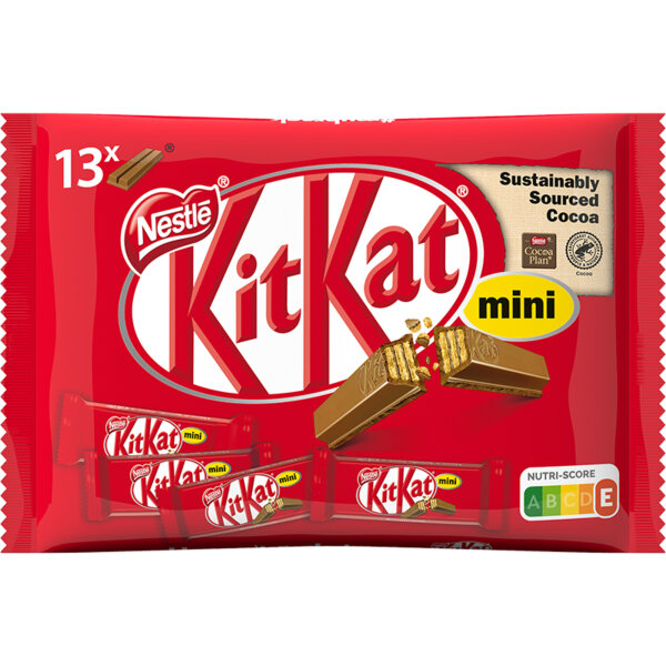 KitKat® Schokoriegel Mini 13 x 16,9 g/Pack.