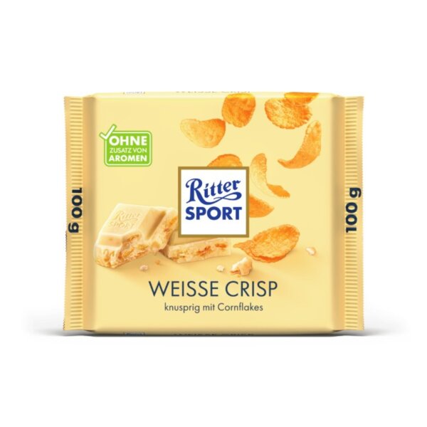 Ritter Sport Schokolade Weiße Crisp 100g