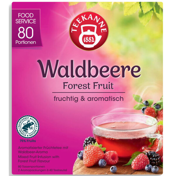 Teekanne Tee Waldbeere 80 Btl./Pack.