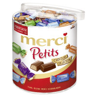 Merci Schokolade Petits Helle Sahne, Herbe Sahne, Mandel...