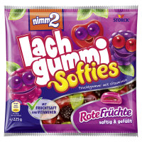 nimm2 Fruchtgummi Lachgummi Softies Rote Früchte 225...