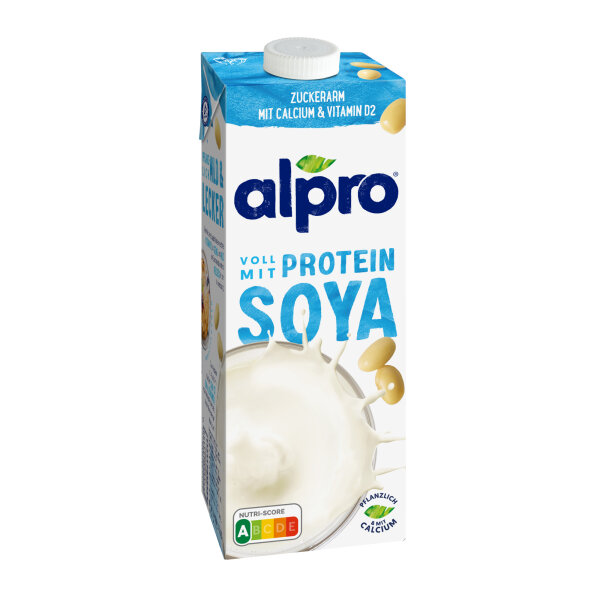 alpro soja Pflanzendrink Original Soja ungesüßt 1,8% 12 x 1l/Pack.