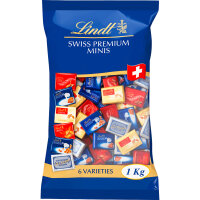 Lindt Schokolade Schokonaps Swiss Premium Minis Lindor,...