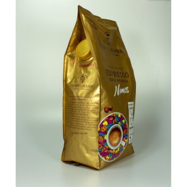TEMPELMANN Espresso Nomos 100 % Arabica ganze Bohne 1.000 g/Pack.