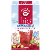 Teekanne Tee frio Rhabarber-Kirsche 18 Btl./Pack.