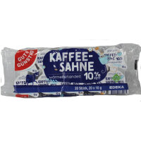 GUT & GÜNSTIG Kaffeesahne Portionsdose 10% 20 x...