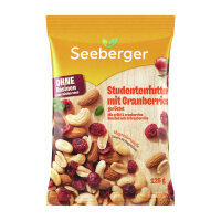 SEEBERGER Studentenfutter Cranberry Erdnüsse,...