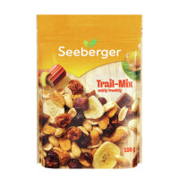 SEEBERGER Nussmischung Trail-Mix Erdnüsse, Rhabarber...