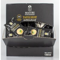 Maitre Senf mittelscharf 150 x 9 ml/Pack.