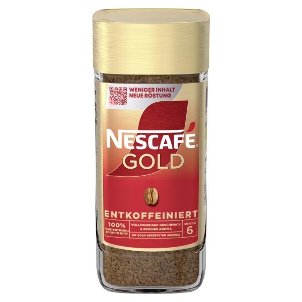 NESCAFÉ® Kaffee GOLD entkoffeiniert löslich 95 g/Pack.