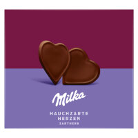 Milka Pralinen Hauchzarte Herzen Zartherb 130 g/Pack.