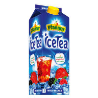 Pfanner Eistee Waldbeere TetraPak 6 x 2 l/Pack.